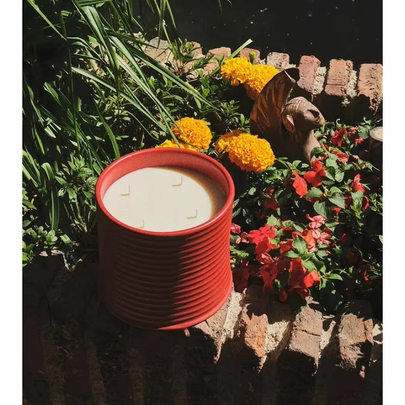 Home Fragrance Orange Blossom - กล่องของขวัญเทียนหอมกลิ่นธรรมชาติจากพืช ซีรีส์กลิ่นดอกส้มและใบมะเขือเทศ ของขวัญน้ำหอมสำหรับบ้าน