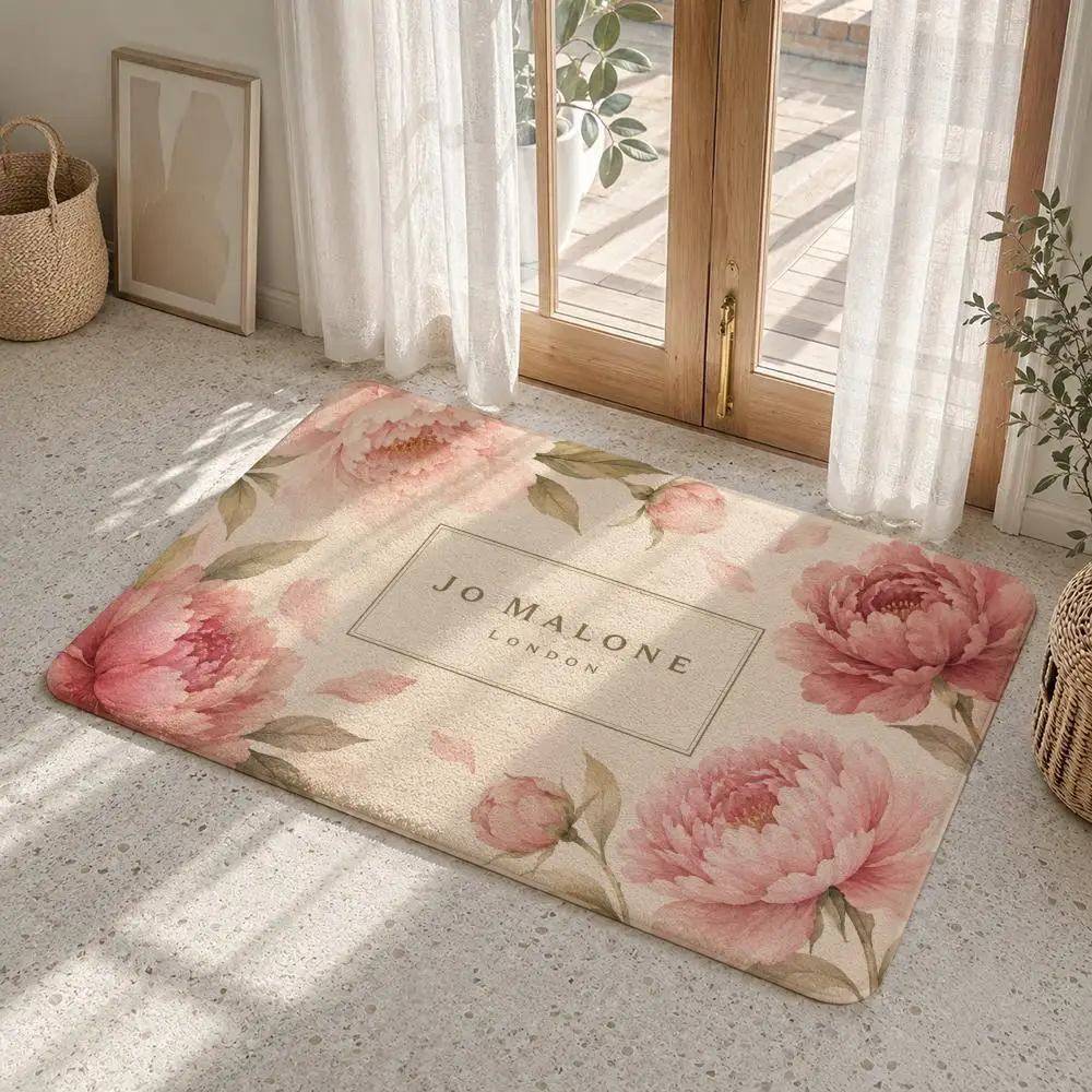 Home Fragrance Jo Malone - สไตล์ที่ได้รับแรงบันดาลใจจากกลิ่นหอม J-Jo Malone พรมปูพื้นกันลื่นสำหรับทางเข้าห้องโถงพรมห้องครัวพรมข้างเตียงตกแต่งบ้าน