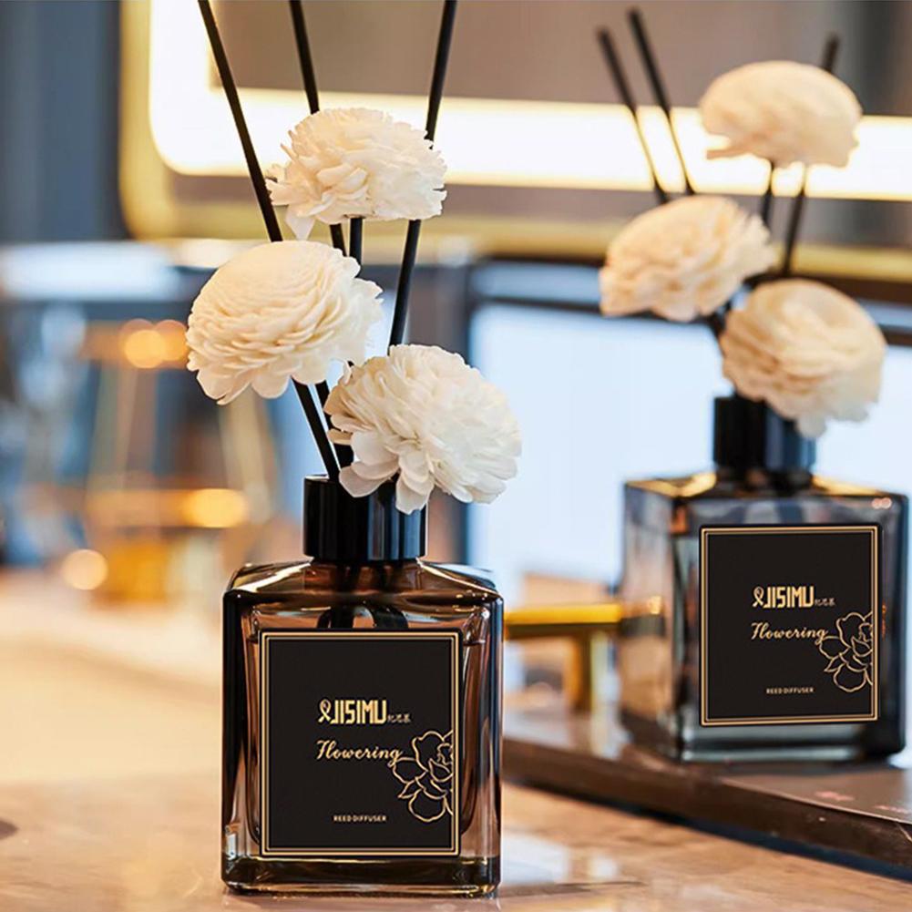 Home Fragrance Jasmine & Yuzu Porcelain Diffuser - น้ำหอมปรับอากาศสำหรับตกแต่งบ้าน กลิ่นหอมติดทนนาน ดอกไม้หลากหลายชนิด ไม่ใช่แบบใช้ไฟ กลิ่นมะลิ ชาขาว