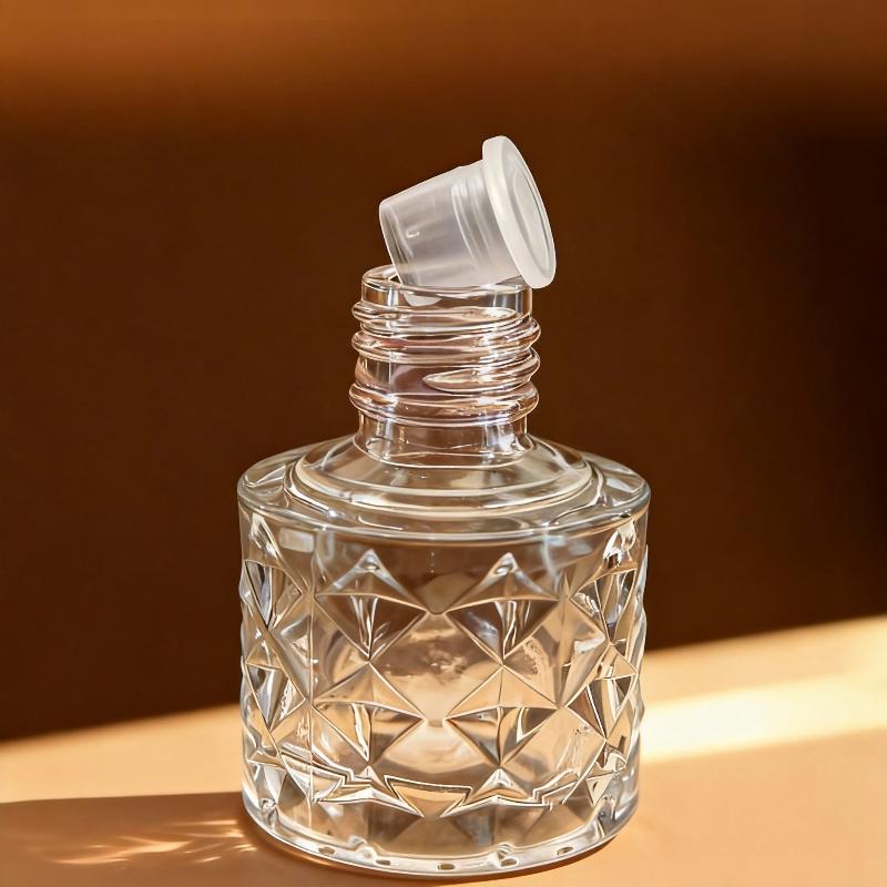 Home Fragrance Jar - ขวดน้ำหอมติดรถยนต์ 1 ชิ้น เครื่องกระจายกลิ่นน้ำมันหอมระเหย ตกแต่งกระจกรถยนต์และบ้าน พร้อมกลิ่นหอม
