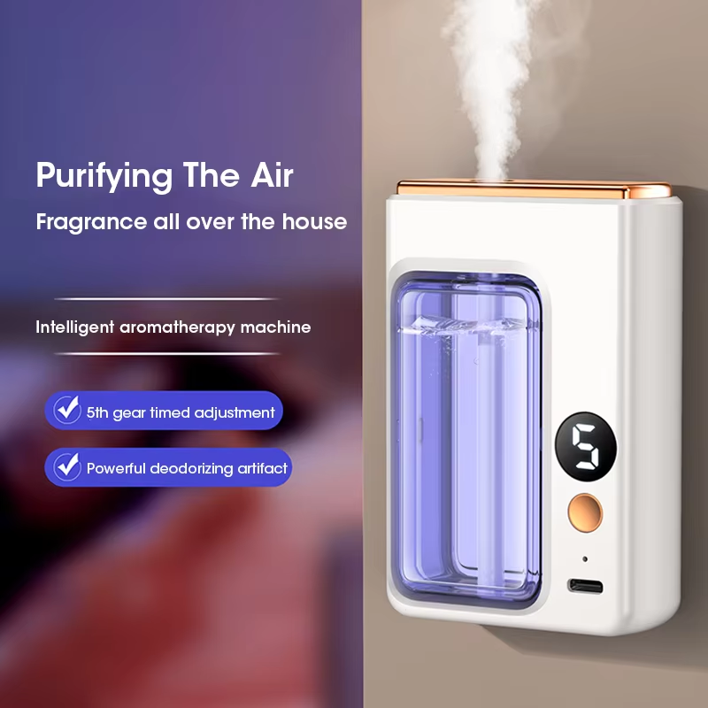 Home Fragrance Hotel - เครื่องหอมอัตโนมัติขนาด 40 มล. เครื่องกระจายกลิ่นน้ำมันหอมระเหยเครื่องพ่นยาน้ำหอมสำหรับห้องครัวและห้องน้ำกำจัดกลิ่น