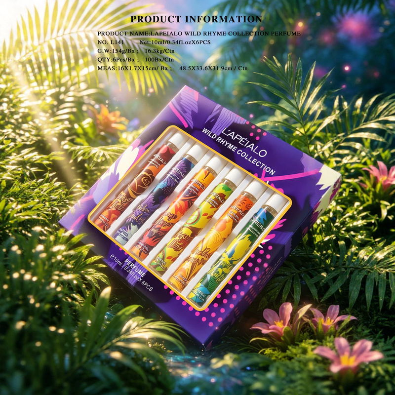Home Fragrance Gift Set - ชุดของขวัญ 6 ชิ้น สเปรย์ปรับอากาศกลิ่นดอกไม้เขตร้อน สำหรับใช้ในบ้าน ขจัดกลิ่นไม่พึงประสงค์ในห้อง
