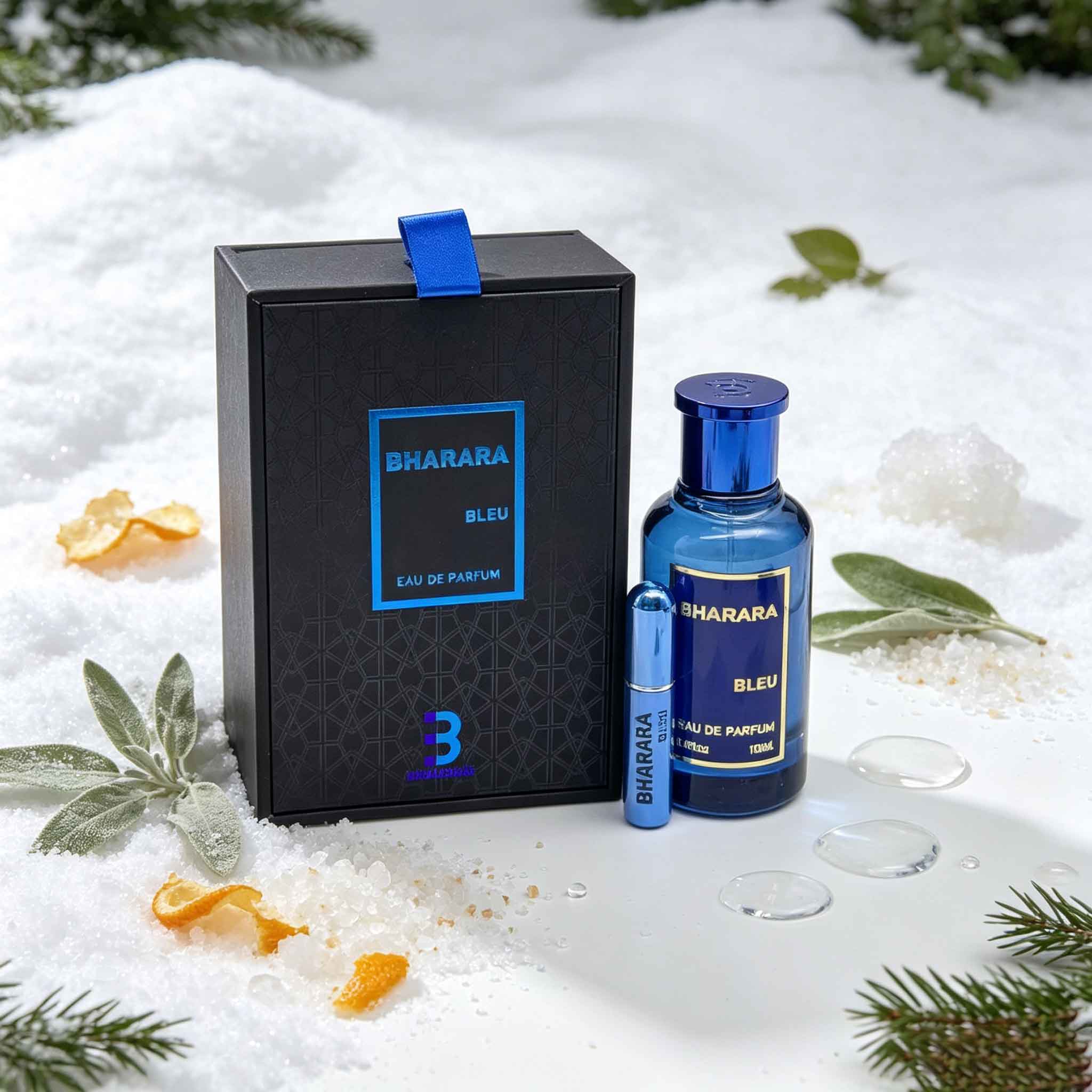 Home Fragrance Business - Bharara Bleu Long‑Lasting EDP, 100ML, กลิ่นหอมสดชื่นแบบซิตรัส-มารีน-วู้ดดี้ที่มีความหอมยาวนาน