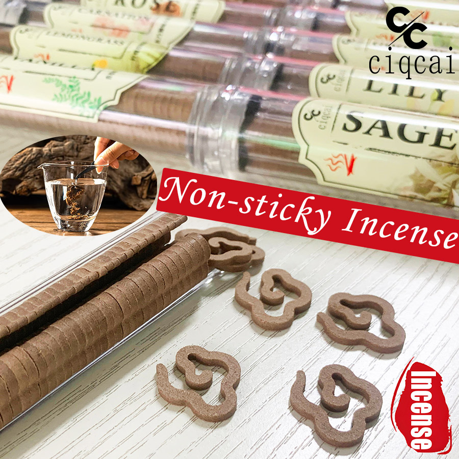 Home Fragrance Gift Set - 【3-Pack】ธูปขดเล็กคุณภาพสูงแบบคลาสสิก ทำด้วยมือแท้ รูปทรงเกลียว ชุดธาตุทั้งห้า (ไม้, น้ำ,
