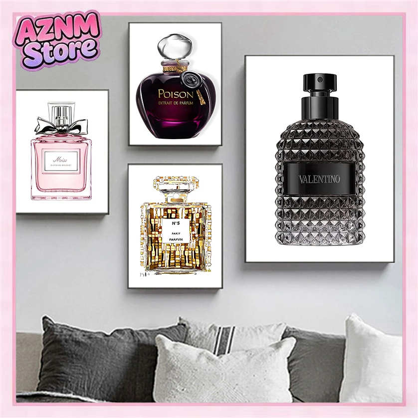 1 ชิ้น ภาพพิมพ์บนผ้าใบ ลายขวดน - Home Fragrance Room Spray บทวิจารณ์และราคา