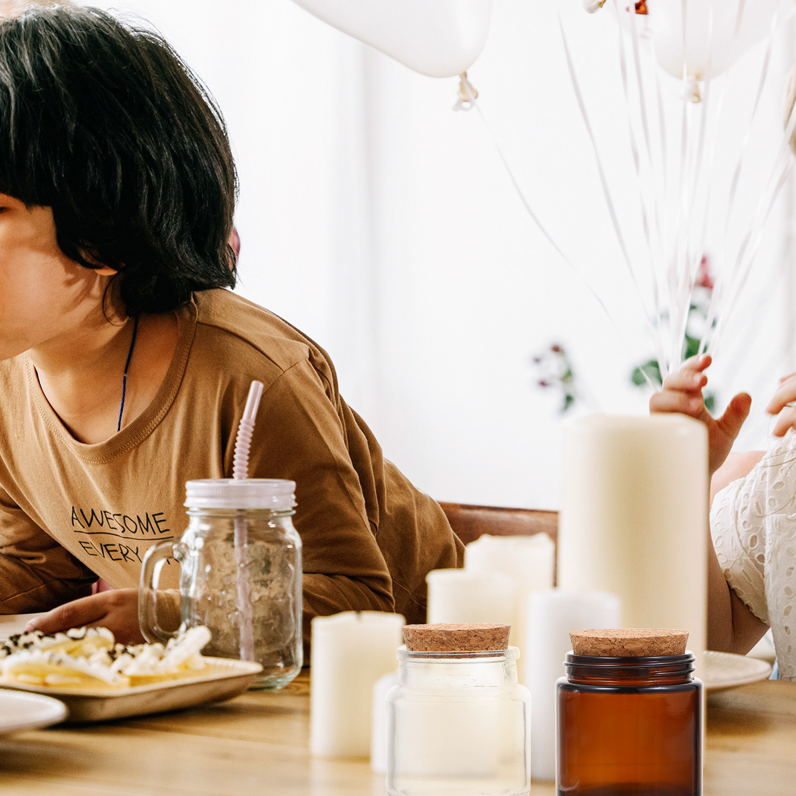 ชุดโหลแก้ว 4 ชิ้น พร้อมฝาไม้ ส - Home Fragrance Jar บทวิจารณ์และราคา