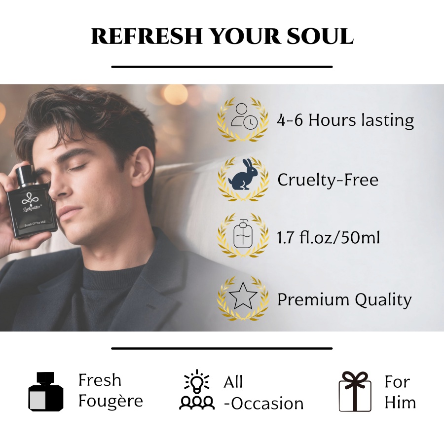 โคโลญจน์สำหรับผู้ชาย 50 มล. กล - Home Fragrance Business บทวิจารณ์และราคา