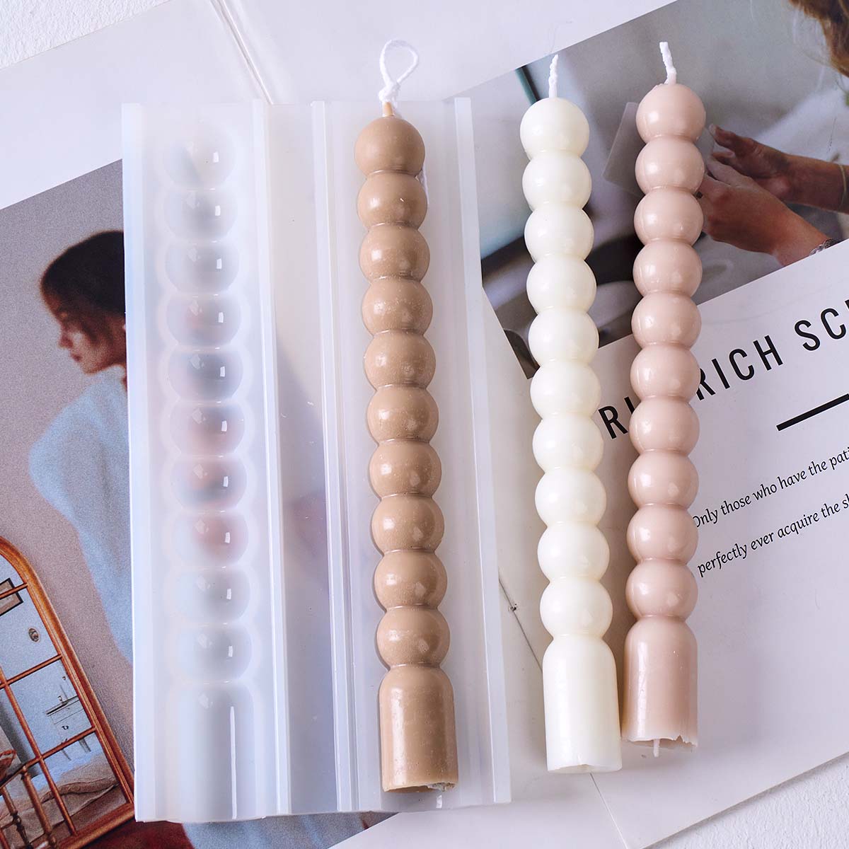 แม่พิมพ์ซิลิโคนสำหรับเทียนทรงแ - Home Fragrance Rituals บทวิจารณ์และราคา