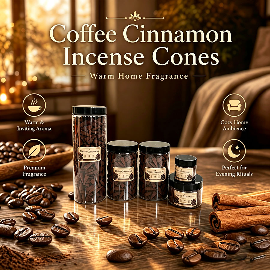 ธูปหอมกลิ่นกาแฟคุณภาพพรีเมียม  - Home Fragrance Jar บทวิจารณ์และราคา