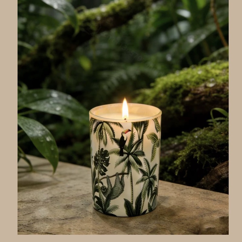 เทียนหอมกลิ่นถั่วเหลืองในขวดแก - Home Fragrance Jar บทวิจารณ์และราคา