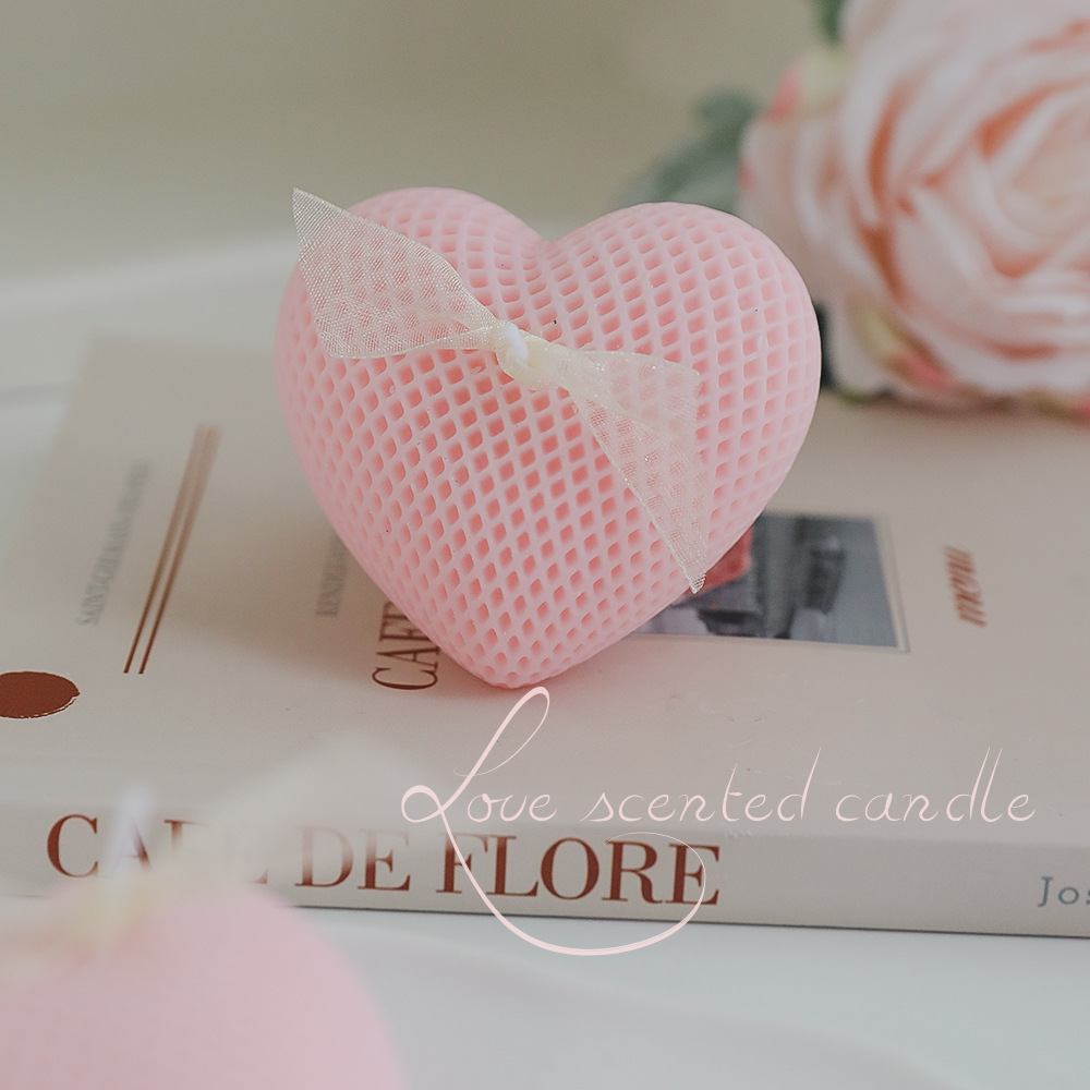 เทียนหอมรูปหัวใจสำหรับวันวาเลน - Home Fragrance Scented Candle บทวิจารณ์และราคา
