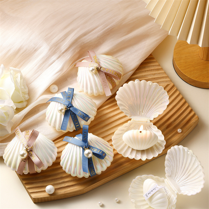 เทียนเปลือกหอยเทียนหอมเชลล์เพิ - Home Fragrance Gift Set บทวิจารณ์และราคา