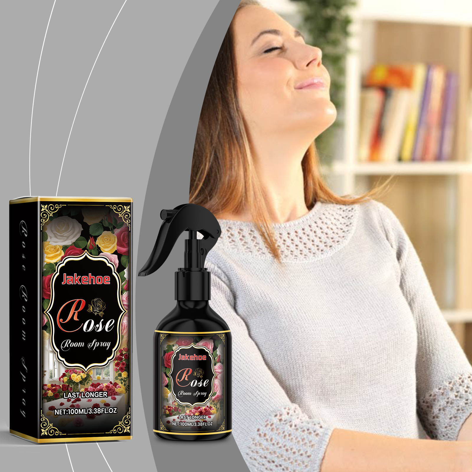 สเปรย์ปรับอากาศกลิ่นกุหลาบ - ข - Home Fragrance Room Spray บทวิจารณ์และราคา