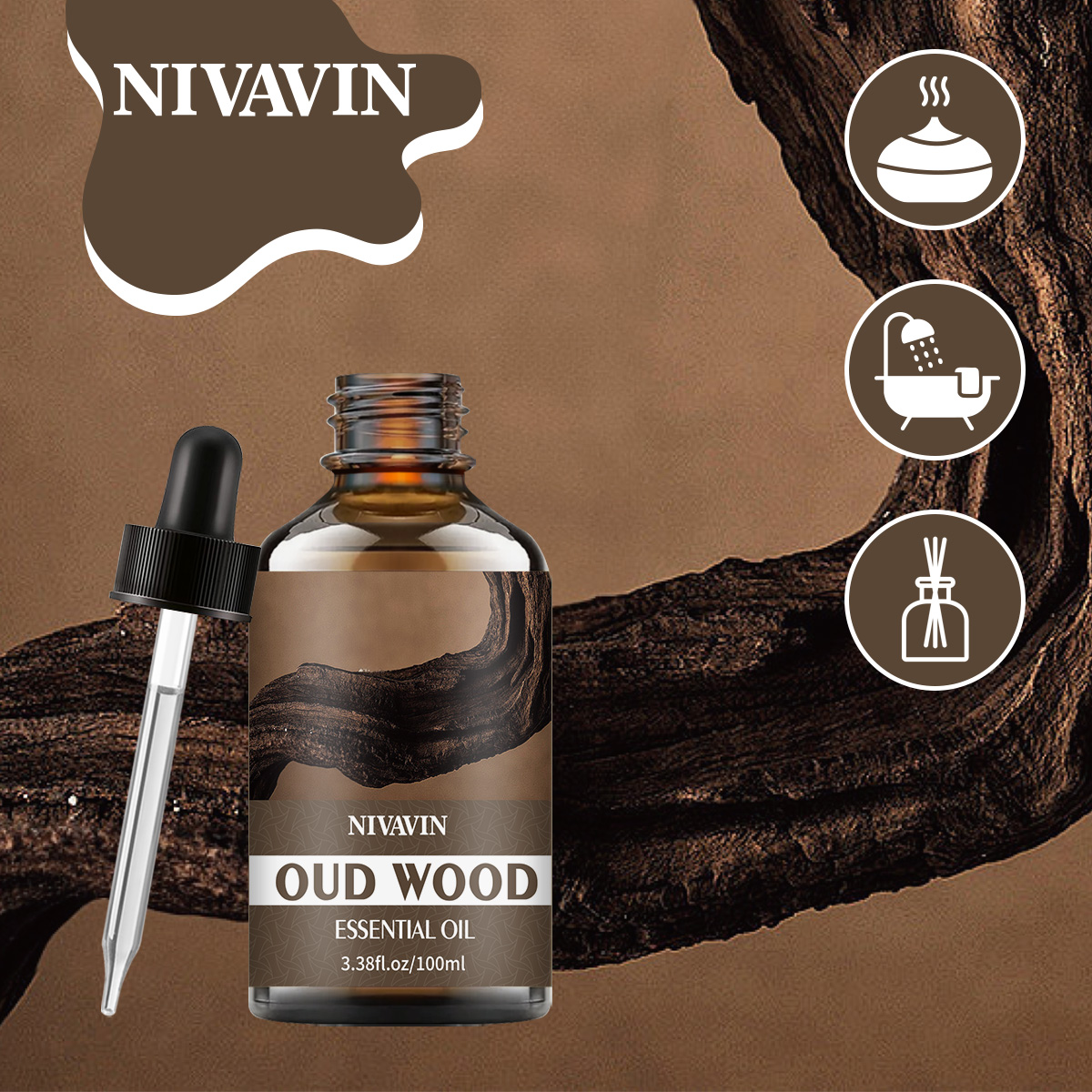 น้ำมันหอมระเหยแบล็ควูด NIVAVIN - Home Fragrance Co บทวิจารณ์และราคา