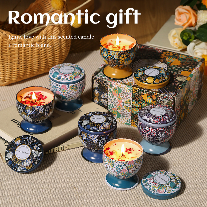 เทียนหอมรูปทรงแก้วไวน์ ทำจากขี - Home Fragrance Scented Candle บทวิจารณ์และราคา
