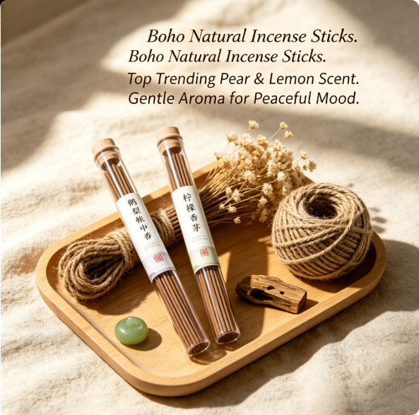 ชุดธูปหอมธรรมชาติขายดี กลิ่นเล - Home Fragrance Trends บทวิจารณ์และราคา