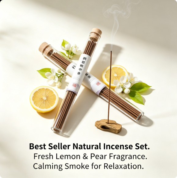 ชุดธูปหอมธรรมชาติขายดี กลิ่นเล - Home Fragrance Trends บทวิจารณ์และราคา