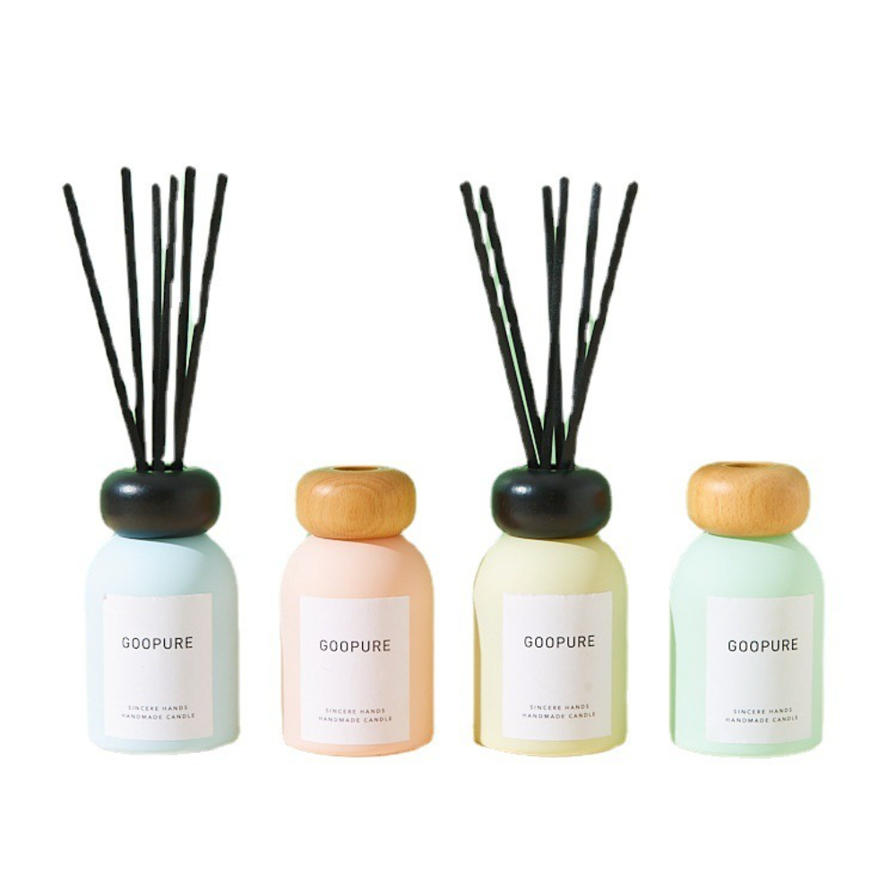ขวดน้ำหอมอโรมาเธอราพีหลากสี ไม - Home Fragrance Jar บทวิจารณ์และราคา