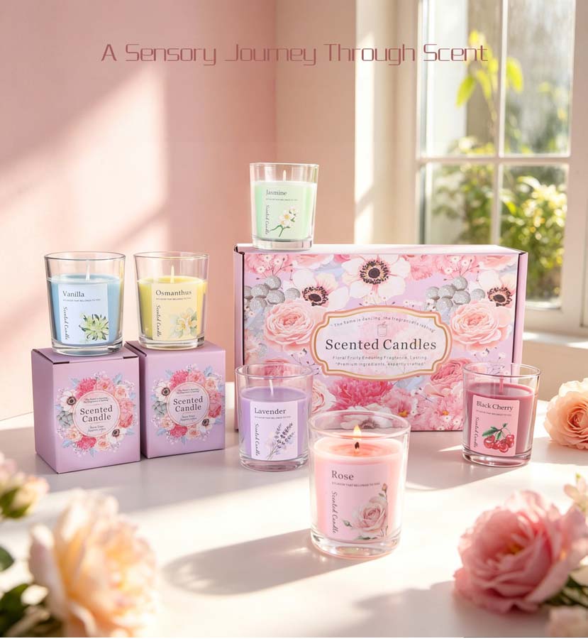 ชุดของขวัญเทียนหอมอโรมาเธอราพี - Home Fragrance Gift Set บทวิจารณ์และราคา
